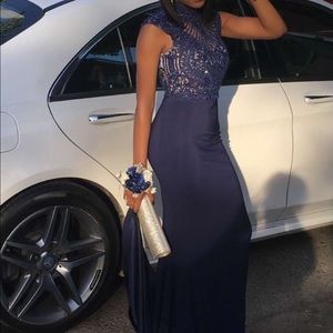 Navy Prom Dress
